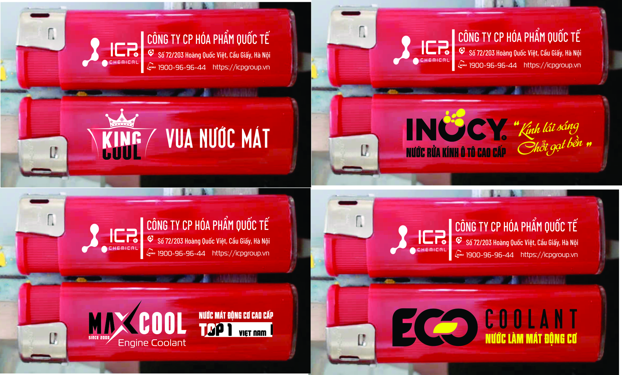 Bật lửa quảng cáo quà tặng in ấn theo yêu cầu